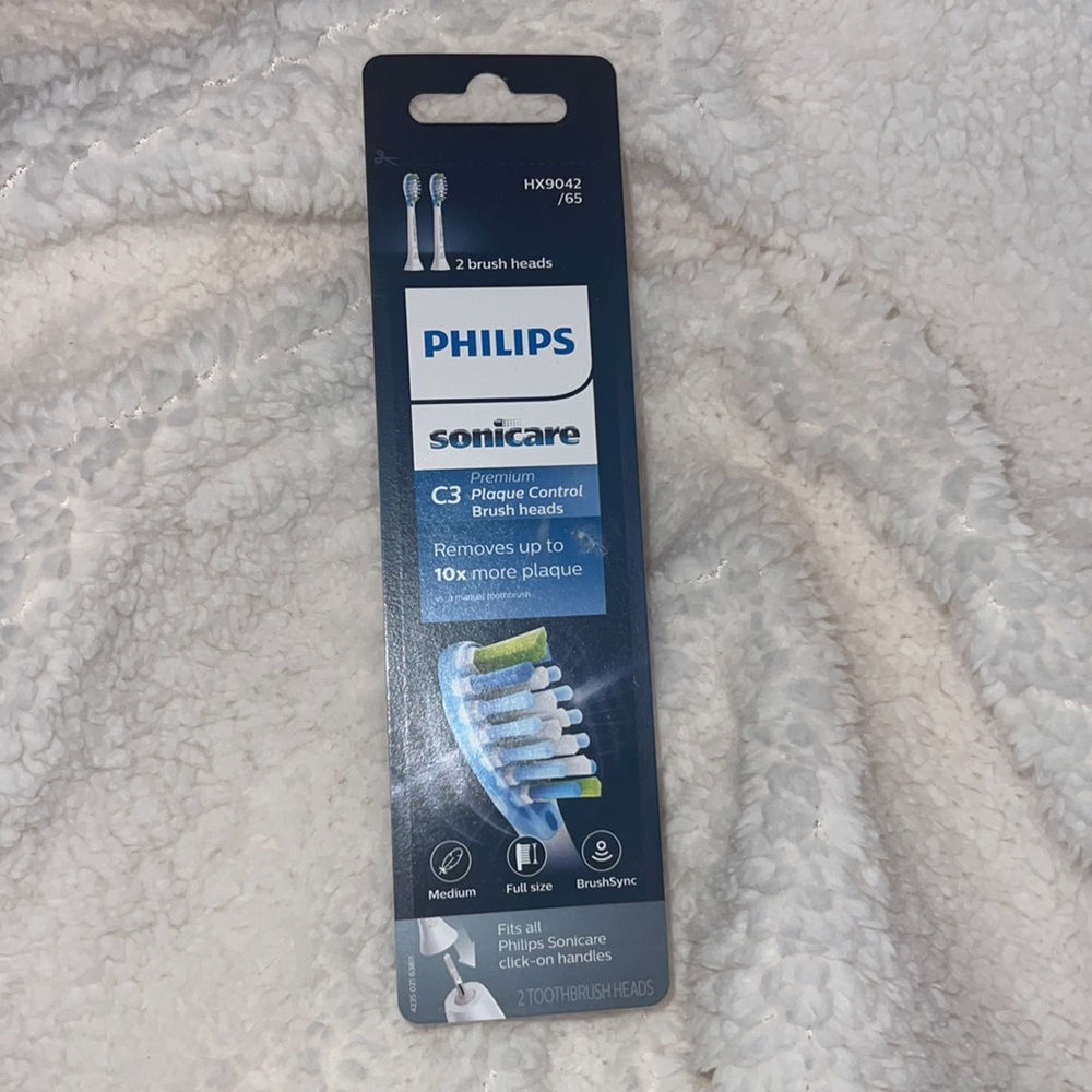 Philips Sonicare C3 Plaque Control 2 Brush Heads HX9042/65 white